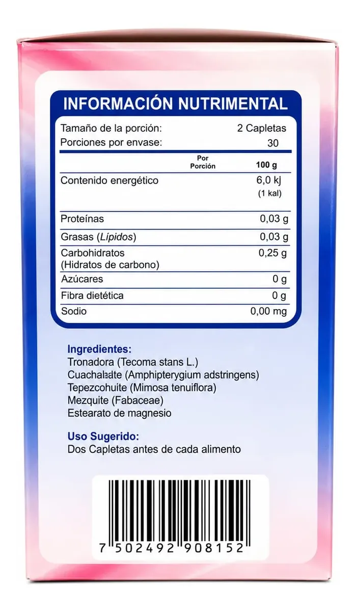 Caja de suplemento alimenticio G-Astro Nokaka con 60 capletas para la gastritis